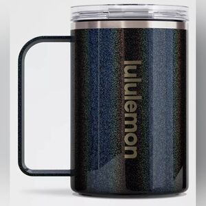 Lululemon Athletica Insulated Mug 12oz Iridescent Black 12oz, New.